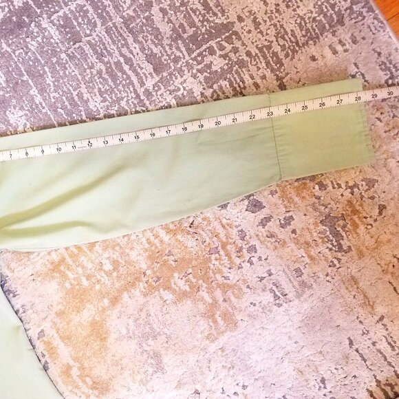 Vintage Permanent Press Green Button Down Collar Shirt - Picture 11 of 15